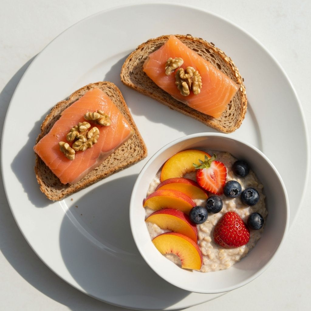 Structured breakfast meal examples